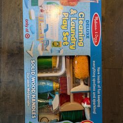 Melissa & Doug Cleaning & Laundry Play Set (New)