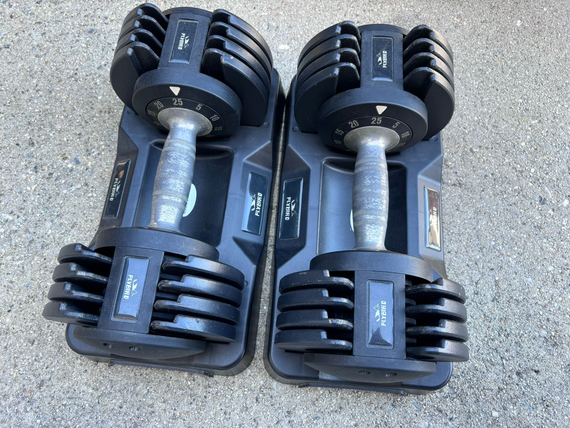 Fly Bird Adjustable Dumbbells (5-25 Pounds)