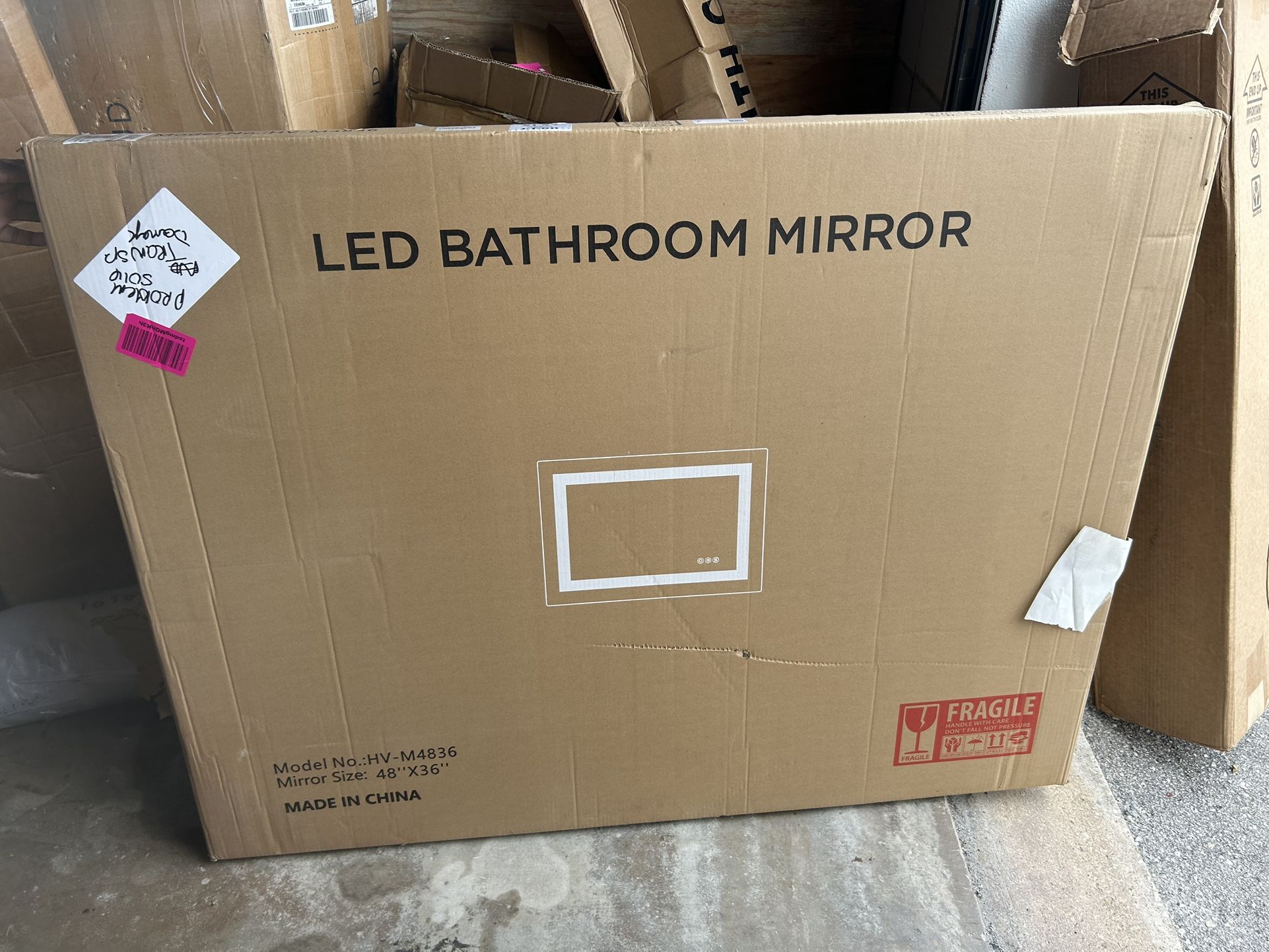 led bathroom mirror