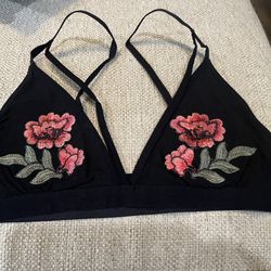 NEW Floral Applique Bralettes