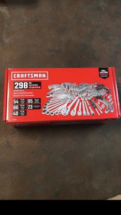 Craftsman CMMT12039 298PC Mechanics Tool Set Standard for