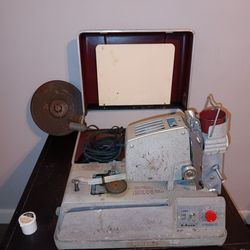 Vintage Dukane Micromatic Filmstrip Projector/Record Player 