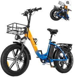 Ridstar MN20 1000W 15AH Fat Tire foldable Ebike