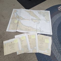 Nautical Maps HUGE (S. HILL)