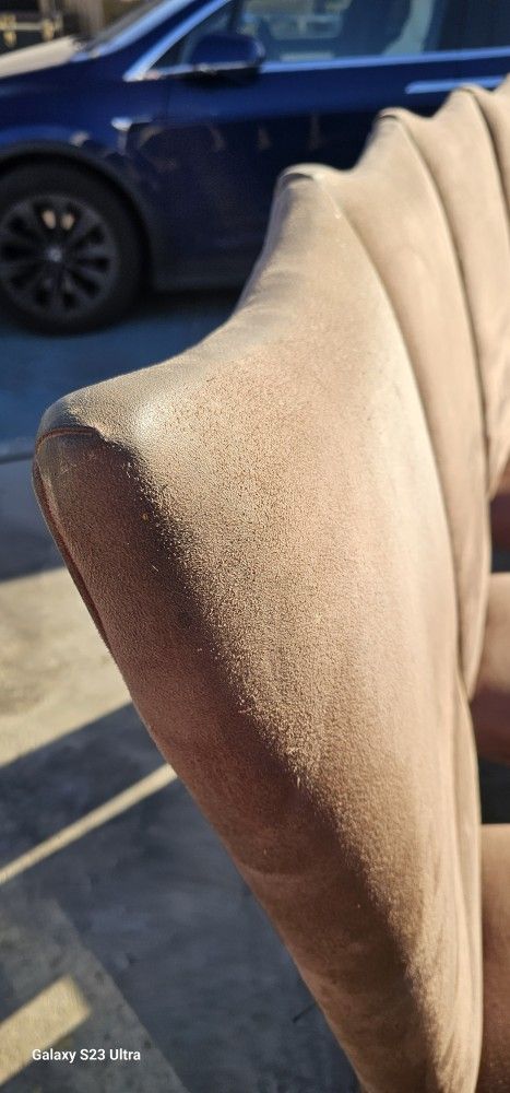 Vintage Dining Chairs 5th Ave Design High Back Set Of 4 Velvet Mid Century made in USA