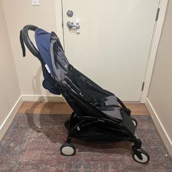 Babyzen YOYO2 Ultra Compact 6+ Stroller - White / Air France Blue