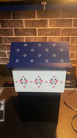 Decorative Recipe Box with Floral Design