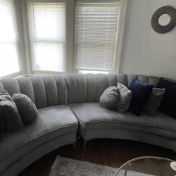 Grey sectional $600