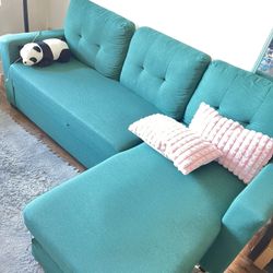 New 3 Seater Sectional Sleeper Sofa Bed