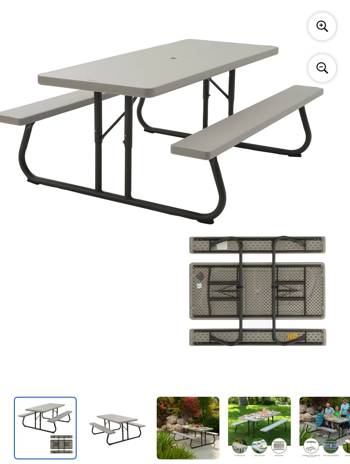 Lifetime Picnic Table 6ft 