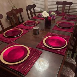 Like New Ethan Allen Dining Table Set 