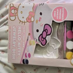Hello Kitty Paint Your Own Trinket Set