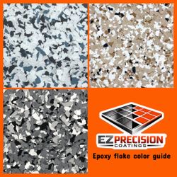 Epoxy flake flooring kits