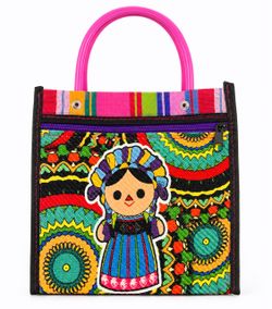 Colorful Woven Mexican Doll Handbag – New