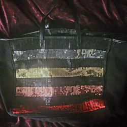 Victoria's Secret, Bags, Victorias Secret Sequined Tote Bag