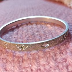 Glitter Silver Bangle Bracelet