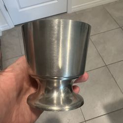 Nice Vintage Pewter Cup