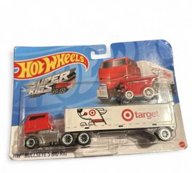 Hot wheels Bullseye's Big Rig with Cart Super Rigs 