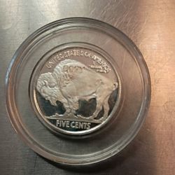 1/4 .999 Silver Buffalo Model Coin