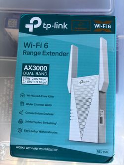 TP-Link RE715X AX3000 Wi-Fi 6 Range Extender