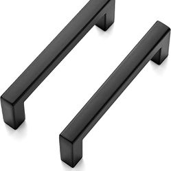 24 Pack Solid 3 Inch Center to Center Slim Square Bar Drawer Handles 