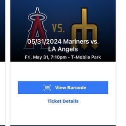 2 - 100 Level Mariner Tickets 