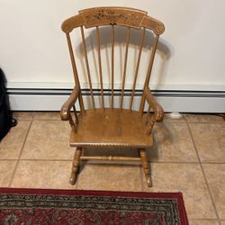 Small Wooden Rocking Chair