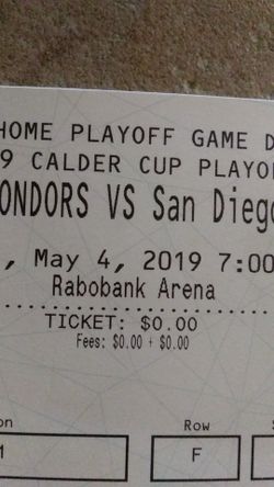 Condors tickets