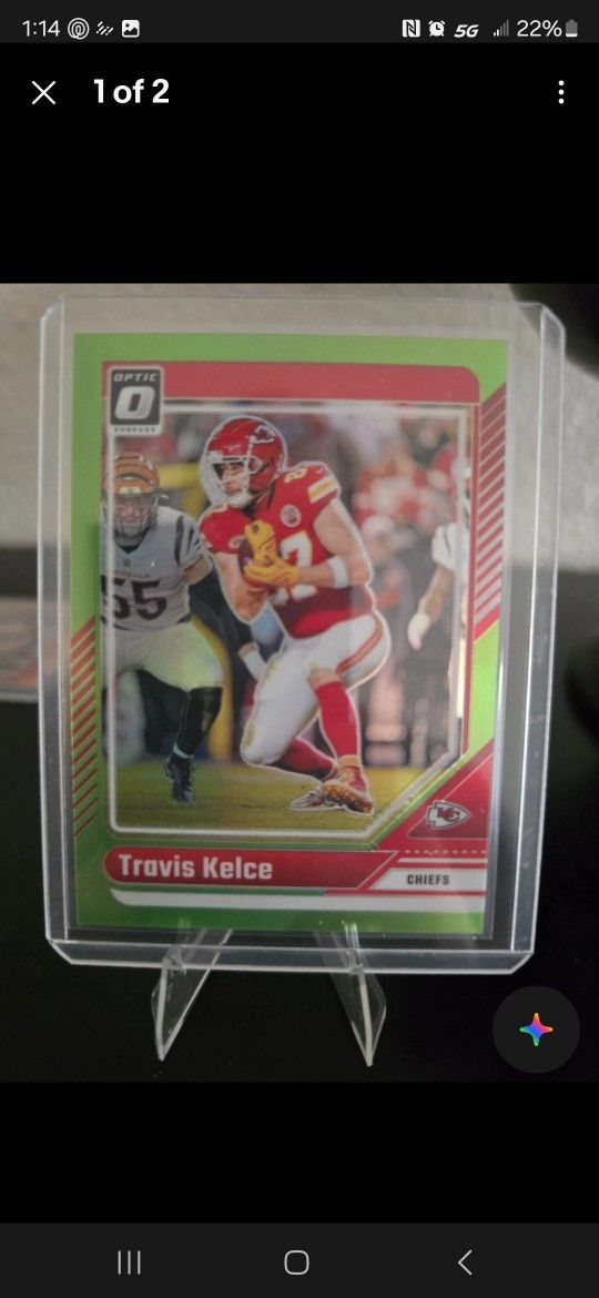 Travis Kelce Lime Green Parallel 23/50