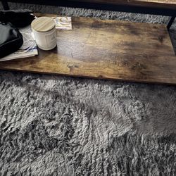 Brown Wooden Coffee Table
