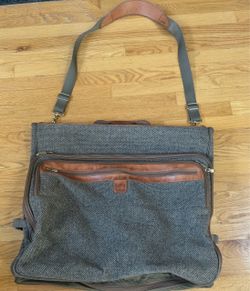Vintage Hartmann Tweed Wool Blend Garment Bag
