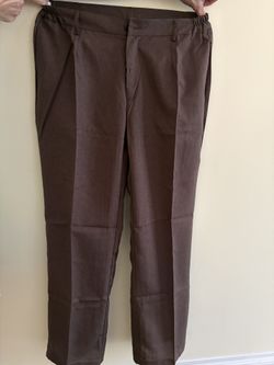 Brown Dress Pants with Matching Shirt 