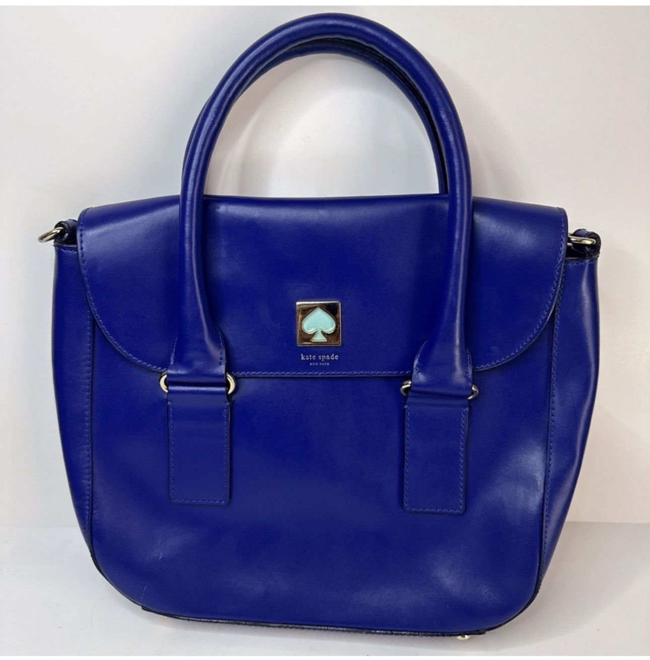 Kate Spade Bond Street Flo Blue/Aqua Crossbody Satchel Purse