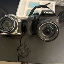 Canon Camara EOS  Rebel  T7i  And Pentax