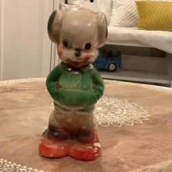 Vintage Puppy Dog Statue