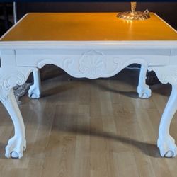 Vintage Solid Wood Claw Foot Table