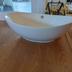 Oval Vessel Sink