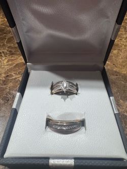 Wedding band set from JCPenney 10k