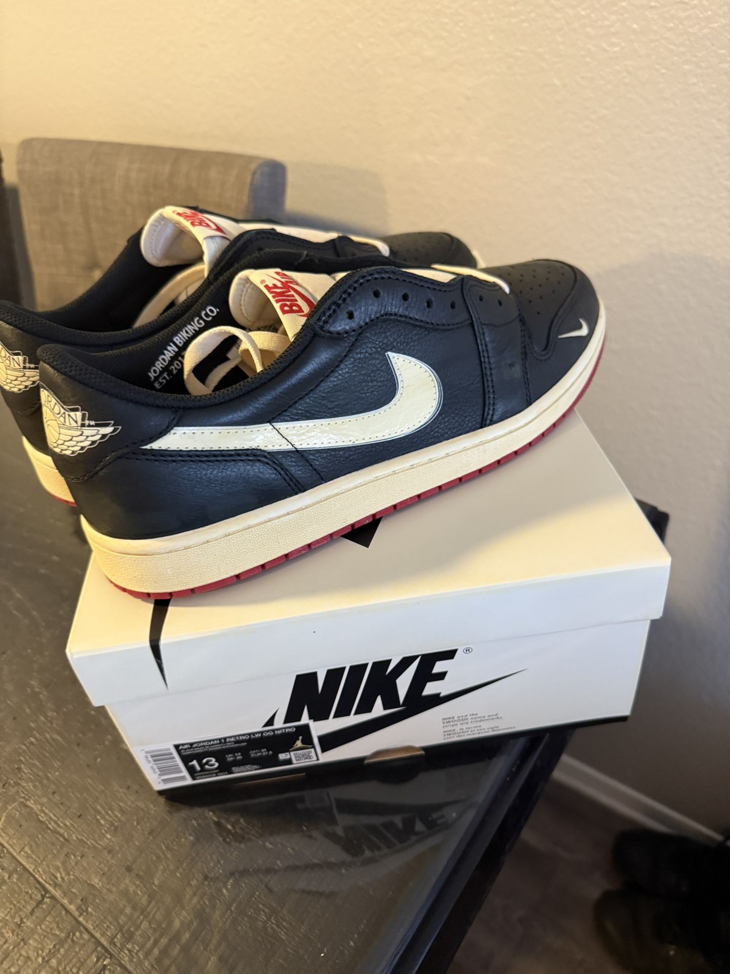 Jordan Retro Low OG Nigel Sylvester Better With Time size 13