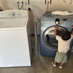 Broken washer and works good dryer