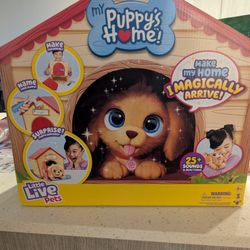 Little Live Pets, INTERACTIVE My Puppy Plush Toy & Kennel (NEW)