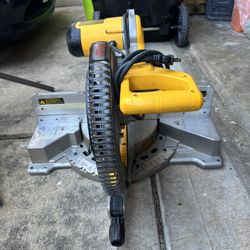 dewalt miter saw 12 inch ryobi table saw 10 inch  $300 for both in good condition