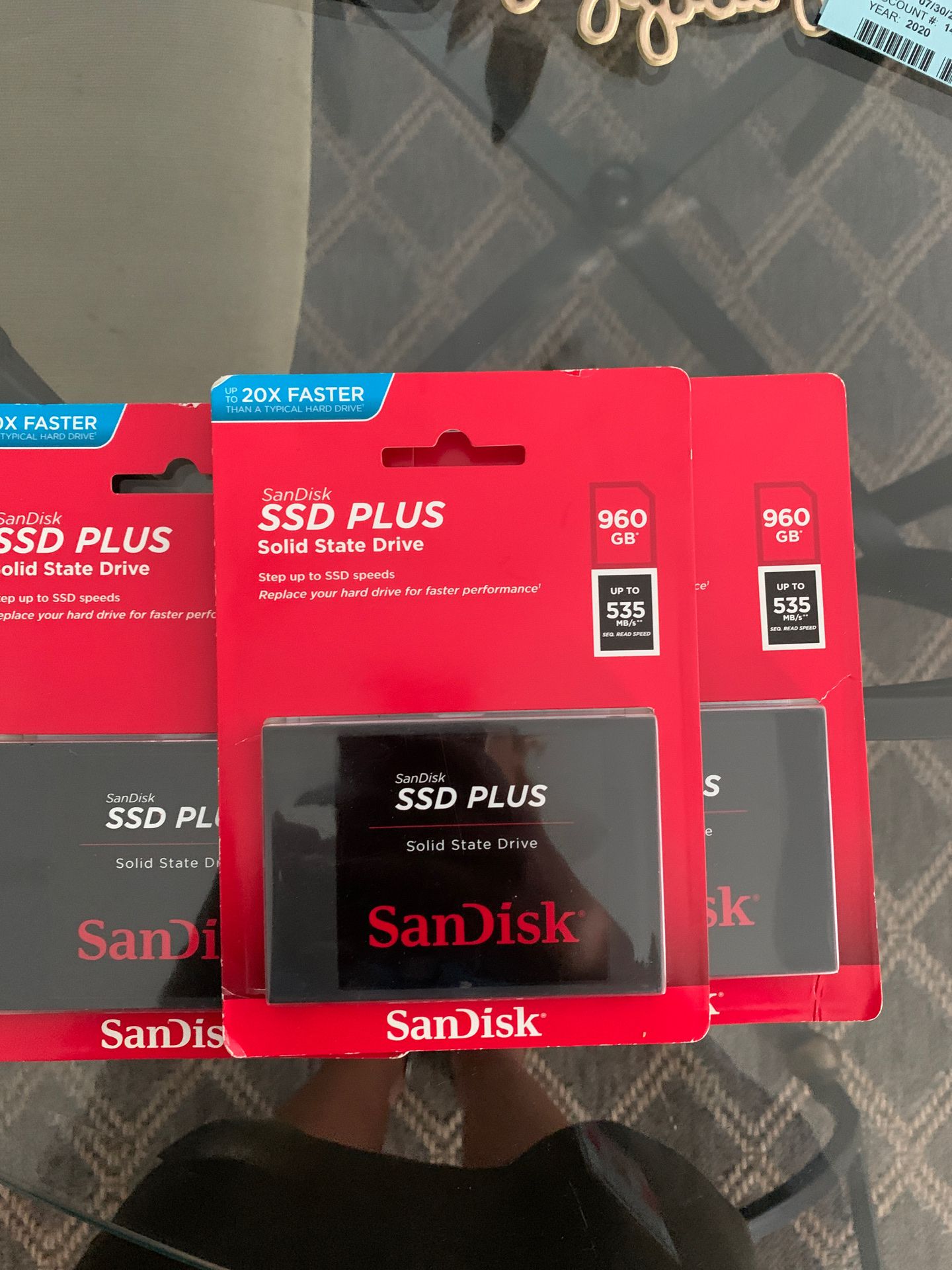 *3 - New** SanDisk SSD PLUS- solid state drive