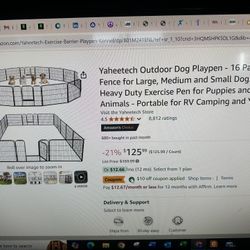 Dog Playpen 