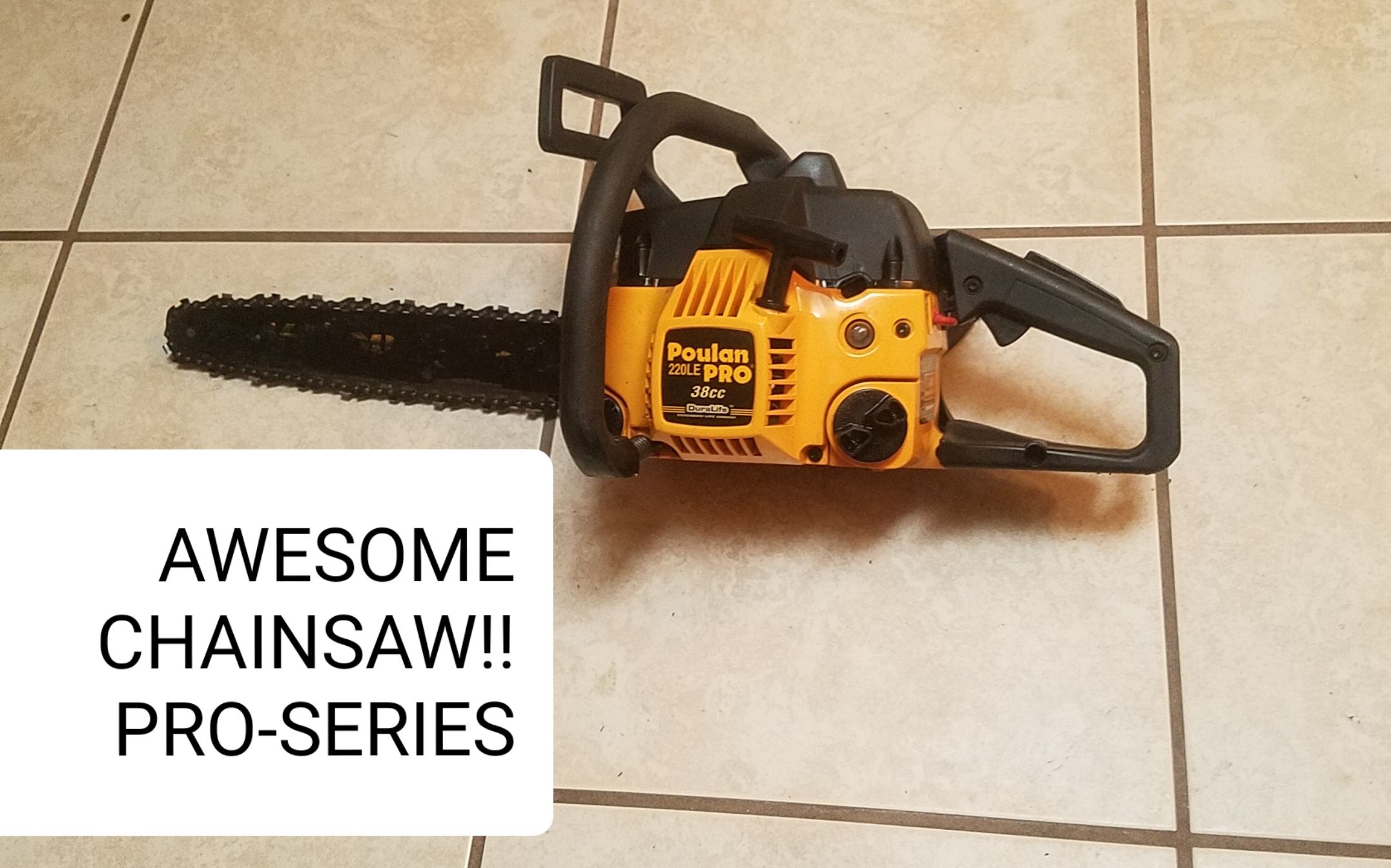 Great Gas Chainsaw!