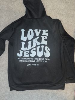 SWEATSHIRT BLACK SIZE MEDIUM