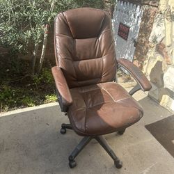 Office Chair, Brown 