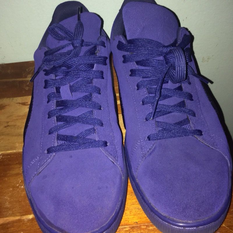 All Suede Blue Pumas