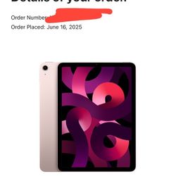 iPad  Brand New 64 Gb Pink 5th Generation 