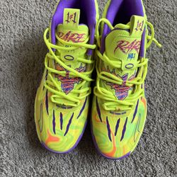 Puma LaMelo Ball MB.01 Low "Raptors" Basketball Shoes Men's Size 11 Neon Purple